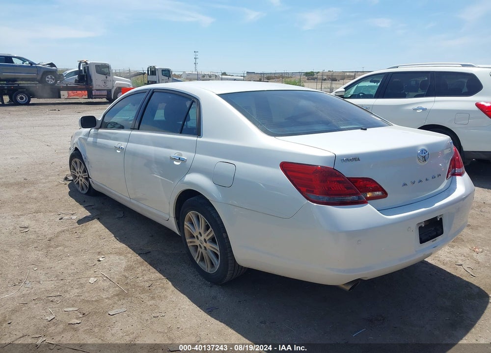 2008 TOYOTA AVALON LIMITED VIN: 4T1BK36B98U313612