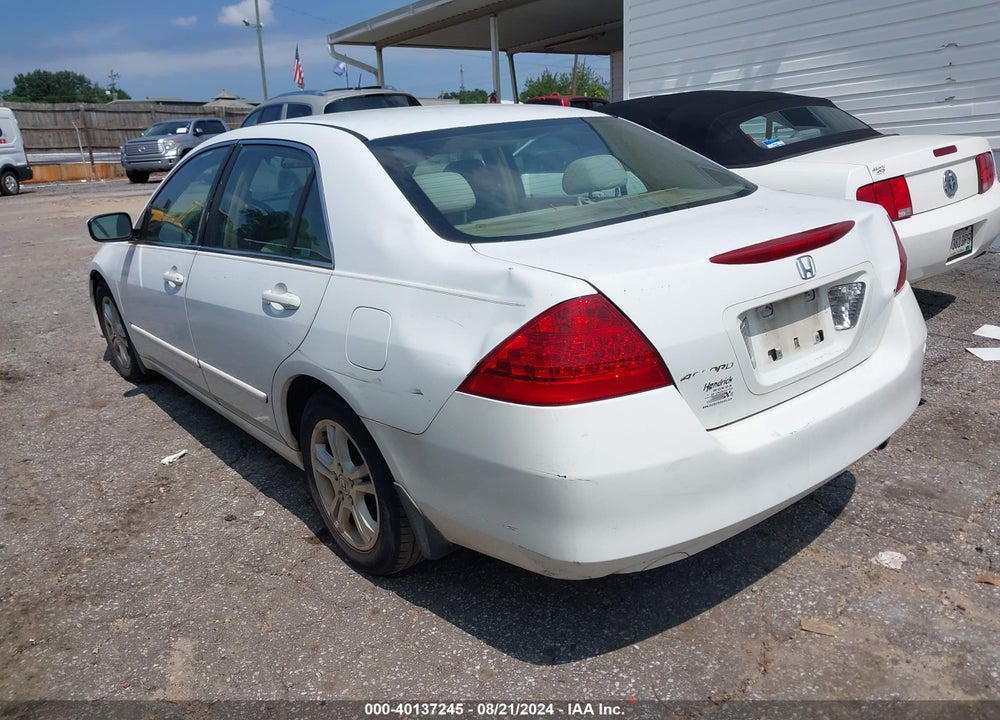 2006 HONDA ACCORD VIN: 1HGCM56386A018332