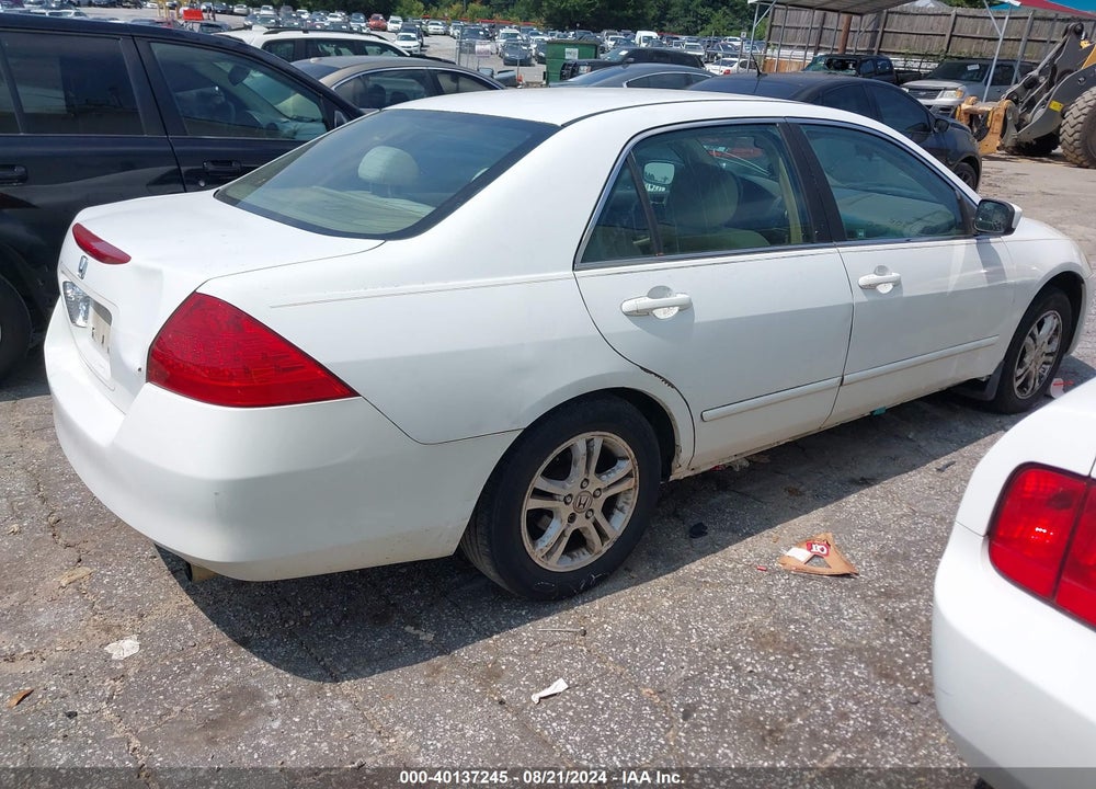 2006 HONDA ACCORD VIN: 1HGCM56386A018332