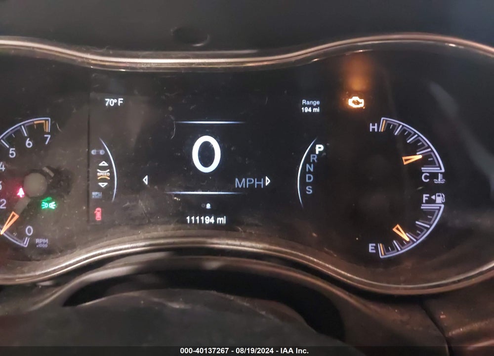 2014 JEEP GRAND CHEROKEE LAREDO VIN: 1C4RJFAG0EC355355