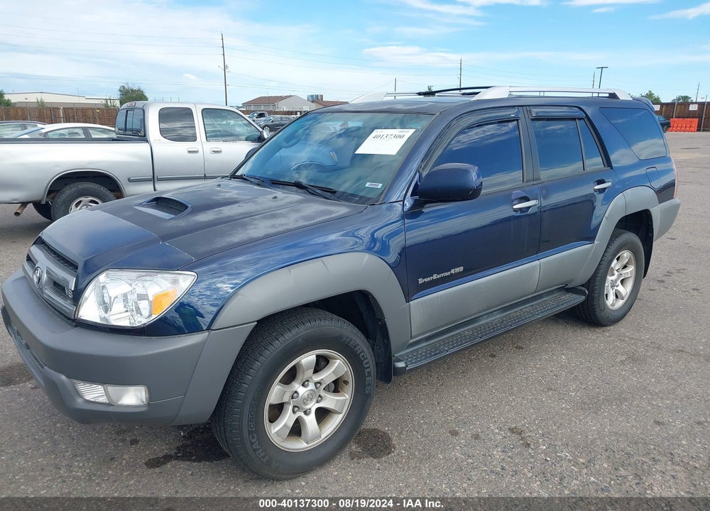 2003 TOYOTA 4RUNNER SR5 SPORT V8 VIN: JTEBT14R438001524