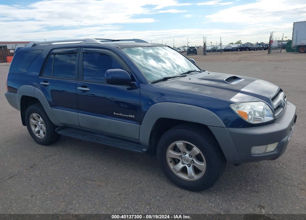 2003 TOYOTA 4RUNNER SR5 SPORT V8 VIN: JTEBT14R438001524