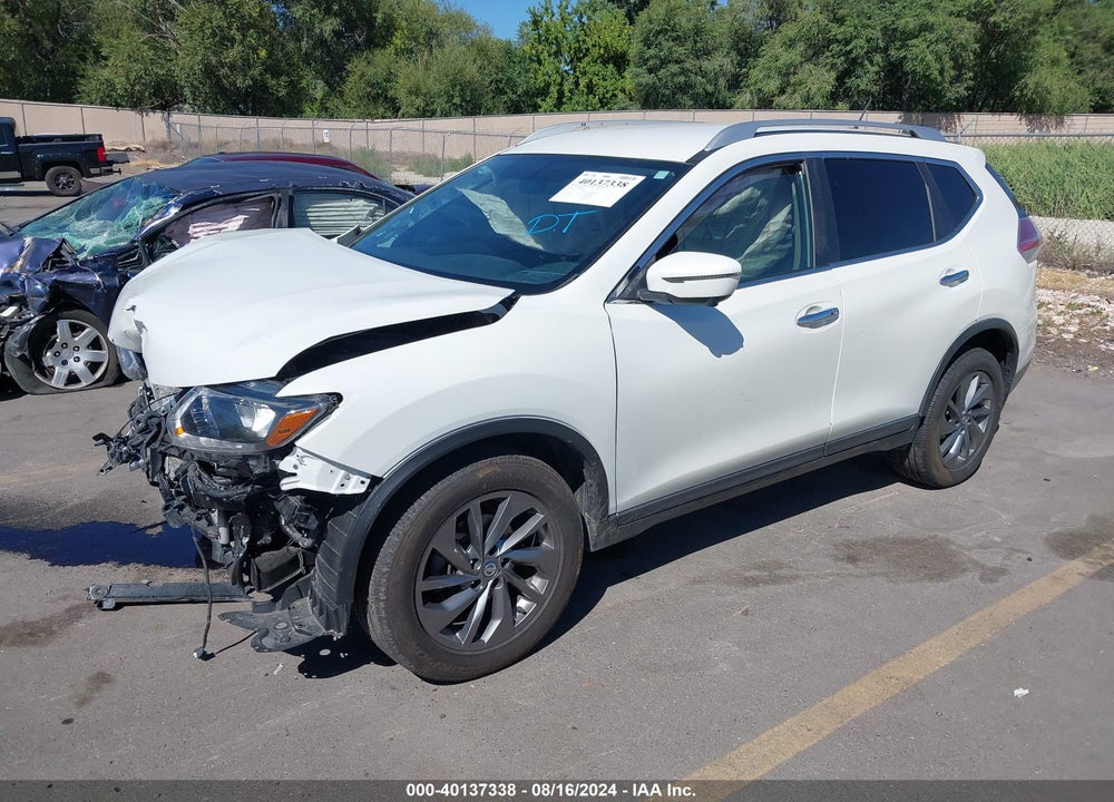 2016 NISSAN ROGUE SL VIN: KNMAT2MV4GP728242