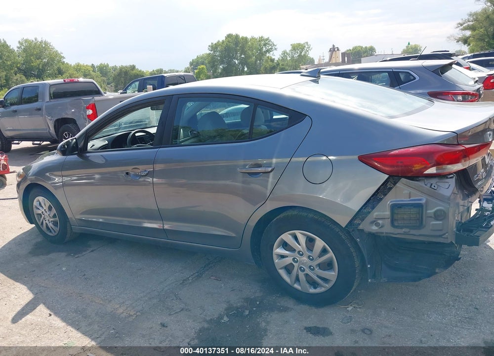 2017 HYUNDAI ELANTRA SE VIN: KMHD74LF5HU117903