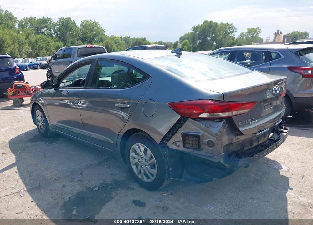 2017 HYUNDAI ELANTRA SE VIN: KMHD74LF5HU117903