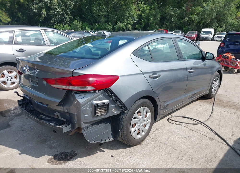 2017 HYUNDAI ELANTRA SE VIN: KMHD74LF5HU117903