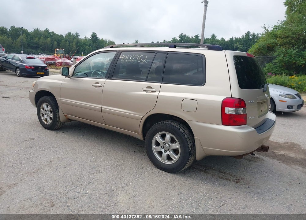 2005 TOYOTA HIGHLANDER V6 VIN: JTEEP21A750085068