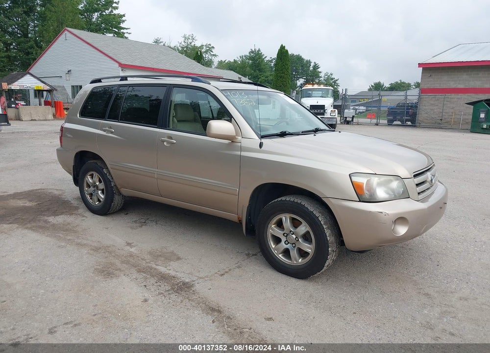 2005 TOYOTA HIGHLANDER V6 VIN: JTEEP21A750085068
