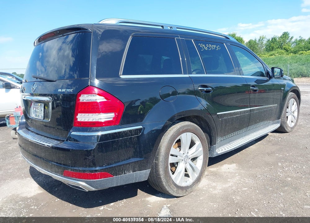 2012 MERCEDES-BENZ GL 350 BLUETEC 4MATIC VIN: 4JGBF2FE2CA788666