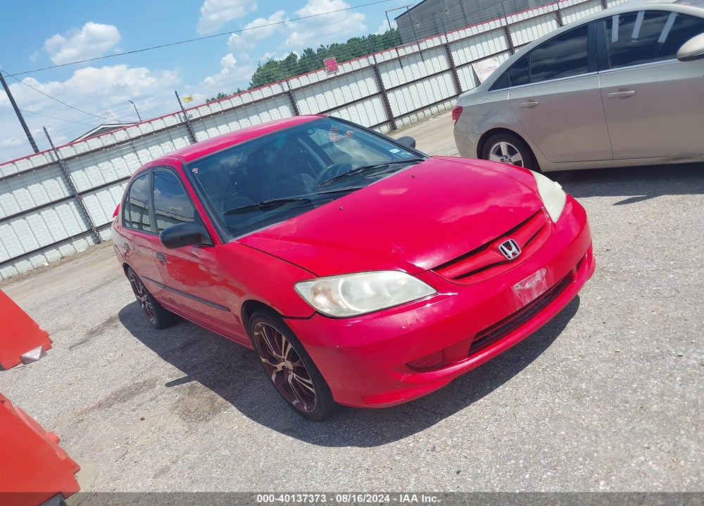 2005 HONDA CIVIC VP VIN: 1HGES16375L021832