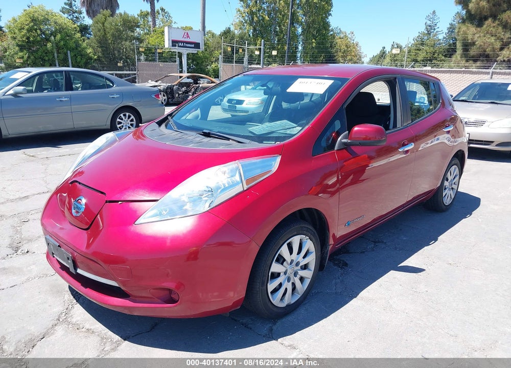 2015 NISSAN LEAF S VIN: 1N4AZ0CP4FC300995