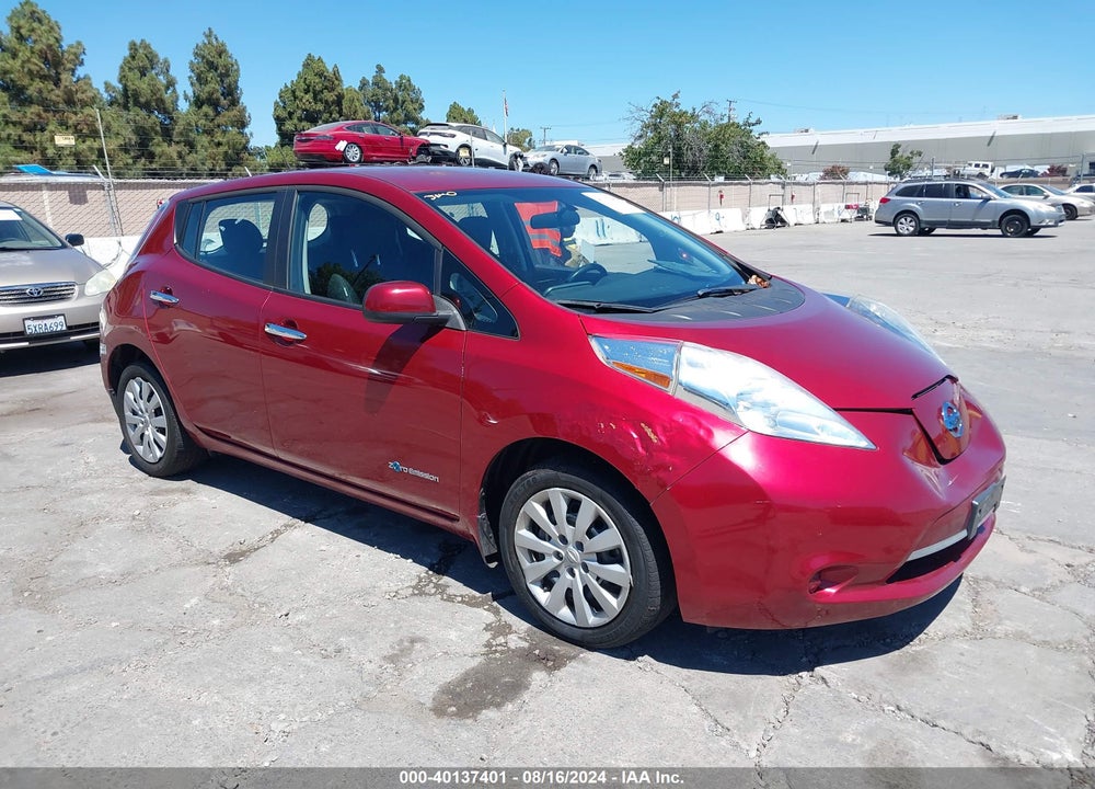 2015 NISSAN LEAF S VIN: 1N4AZ0CP4FC300995