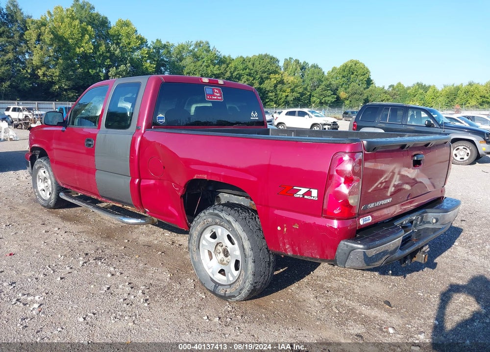 2006 CHEVROLET SILVERADO 1500 LT2 VIN: 1GCEK19B26E134224