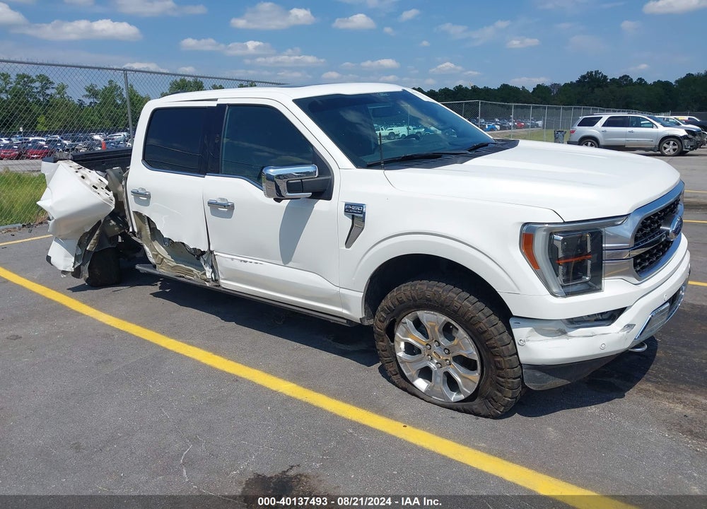 2021 FORD F-150 PLATINUM VIN: 1FTFW1E83MFA36264