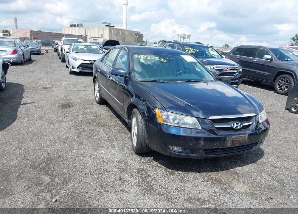 2008 HYUNDAI SONATA LIMITED/SE VIN: 5NPEU46C98H346341