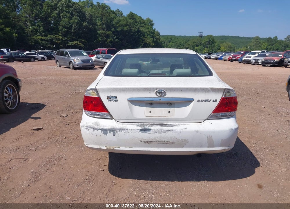 2005 TOYOTA CAMRY LE VIN: 4T1BE32K05U023719