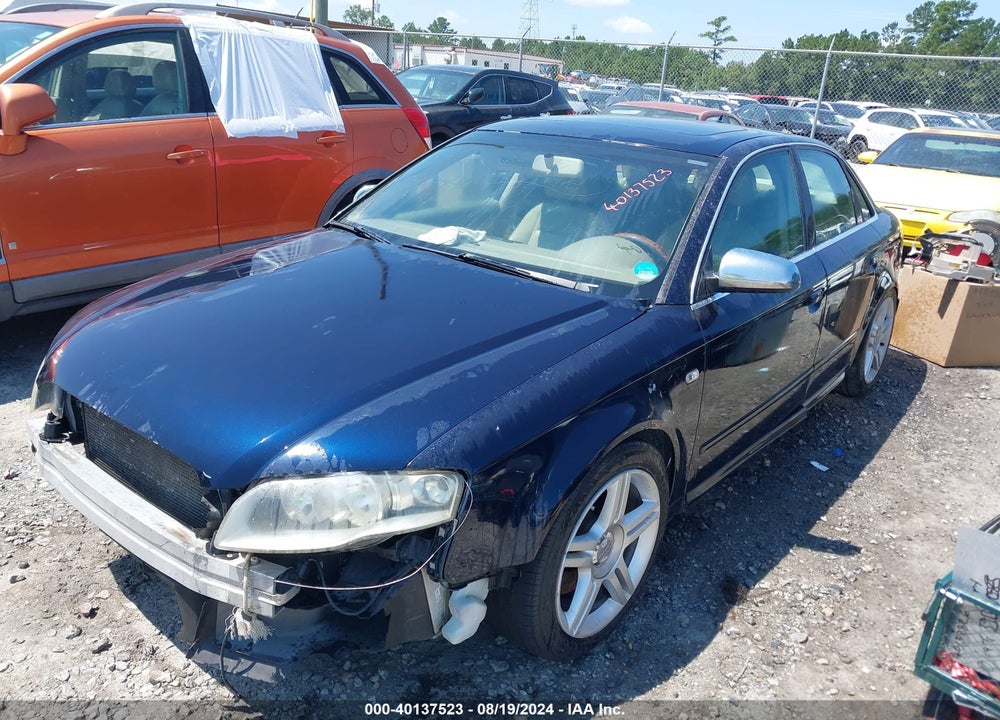 2008 AUDI A4 2.0T/2.0T SPECIAL EDITION VIN: WAUDF78E98A168389