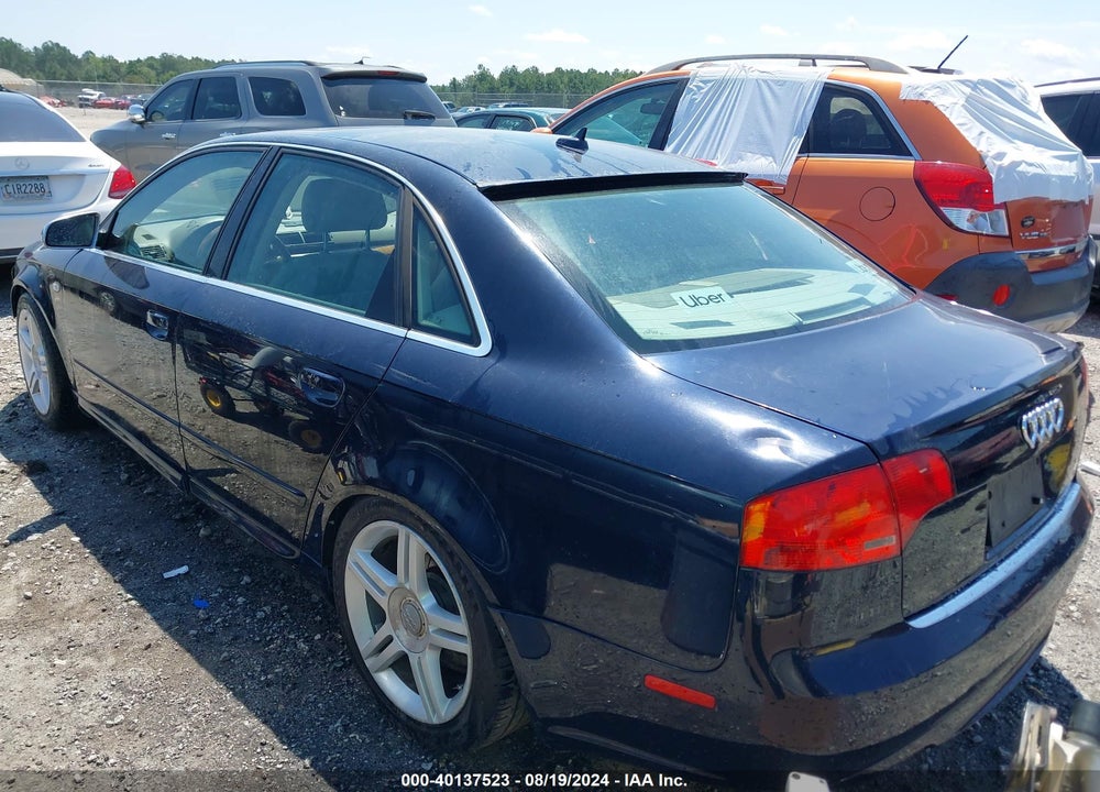 2008 AUDI A4 2.0T/2.0T SPECIAL EDITION VIN: WAUDF78E98A168389