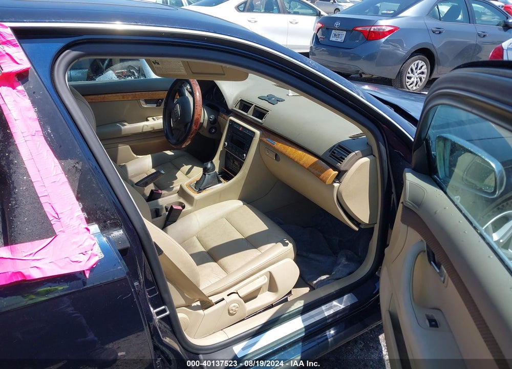 2008 AUDI A4 2.0T/2.0T SPECIAL EDITION VIN: WAUDF78E98A168389
