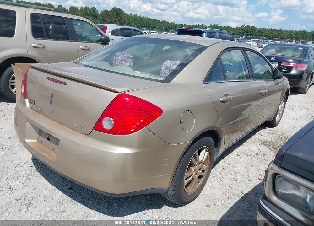 2006 PONTIAC G6 VIN: 1G2ZG558164221949