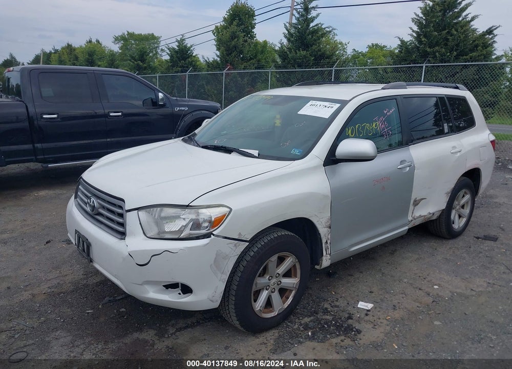 2010 TOYOTA HIGHLANDER BASE V6 VIN: 5TDBK3EH9AS031037