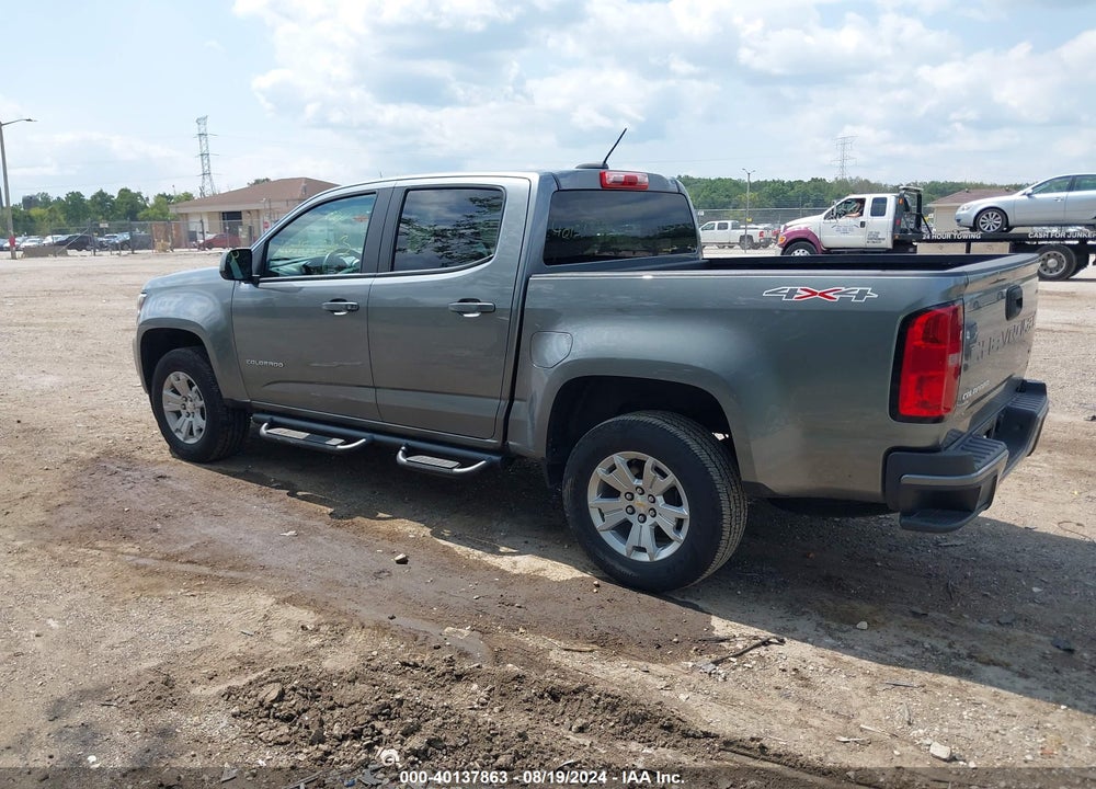 2022 CHEVROLET COLORADO 4WD SHORT BOX LT VIN: 1GCGTCEN5N1134063