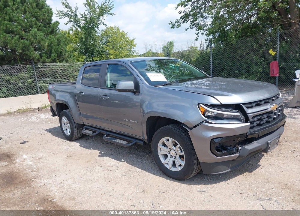 2022 CHEVROLET COLORADO 4WD SHORT BOX LT VIN: 1GCGTCEN5N1134063