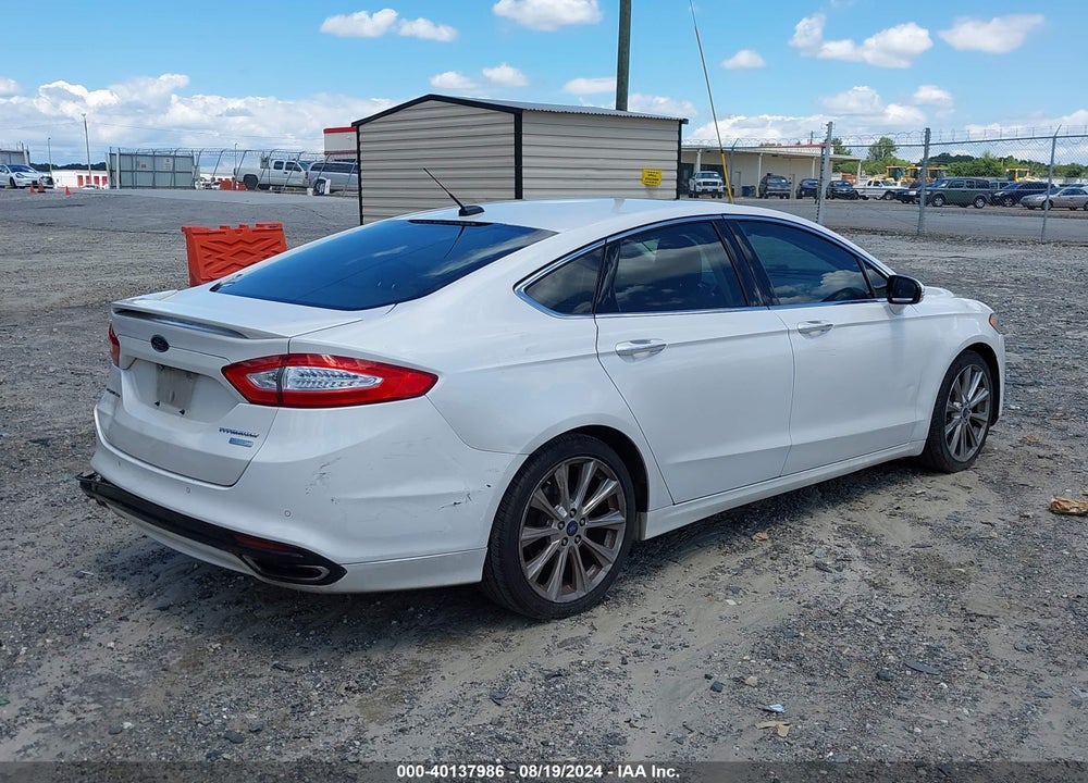 2014 FORD FUSION TITANIUM VIN: 3FA6P0K98ER304000