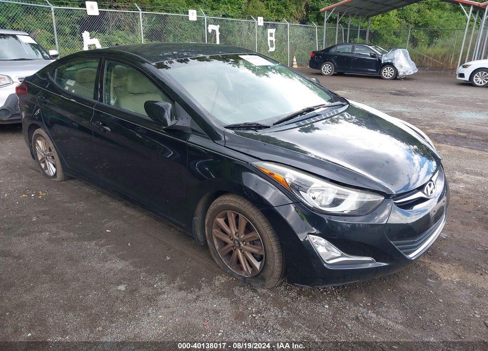 2016 HYUNDAI ELANTRA SE VIN: 5NPDH4AE9GH783635