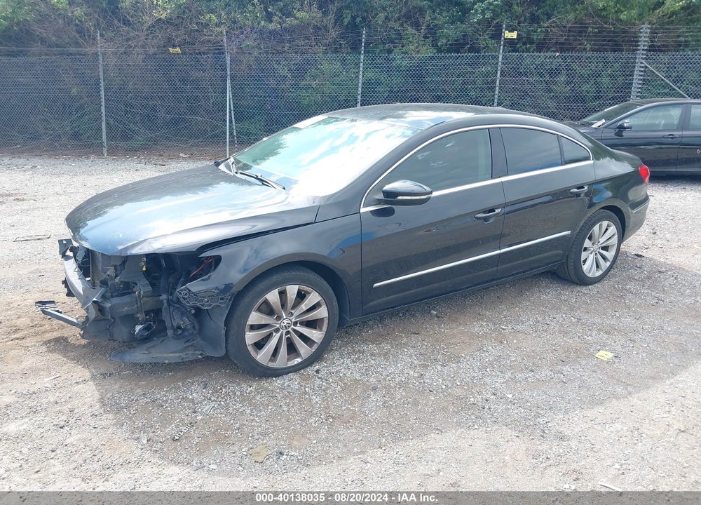 2012 VOLKSWAGEN CC SPORT VIN: WVWMP7AN4CE507586