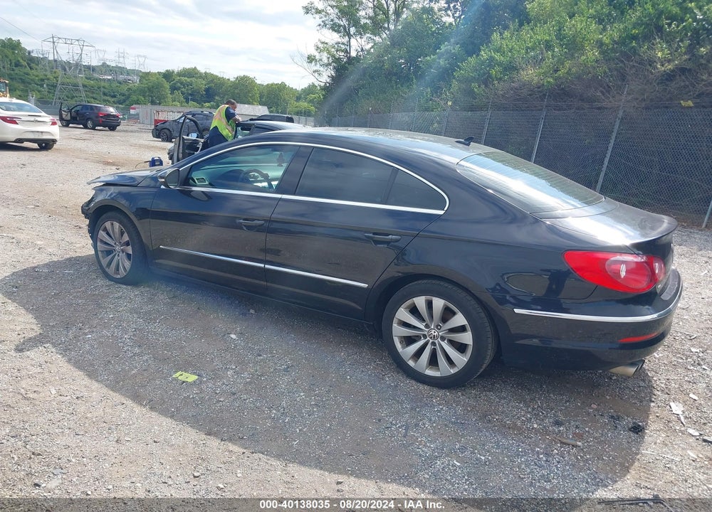 2012 VOLKSWAGEN CC SPORT VIN: WVWMP7AN4CE507586