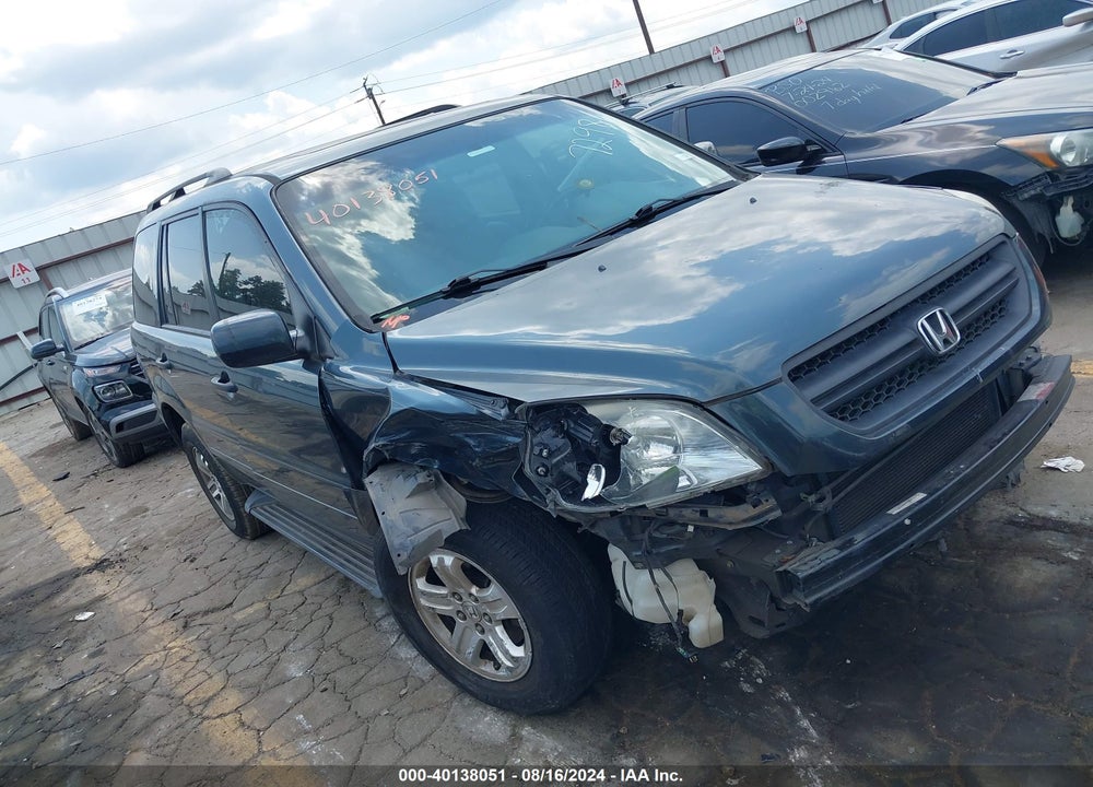 2005 HONDA PILOT EX-L VIN: 5FNYF18665B007298