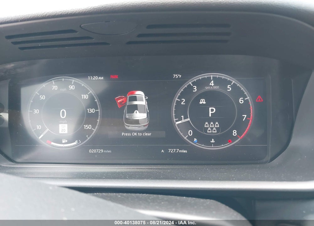 2020 LAND ROVER DISCOVERY HSE VIN: SALRR2RV6L2429488