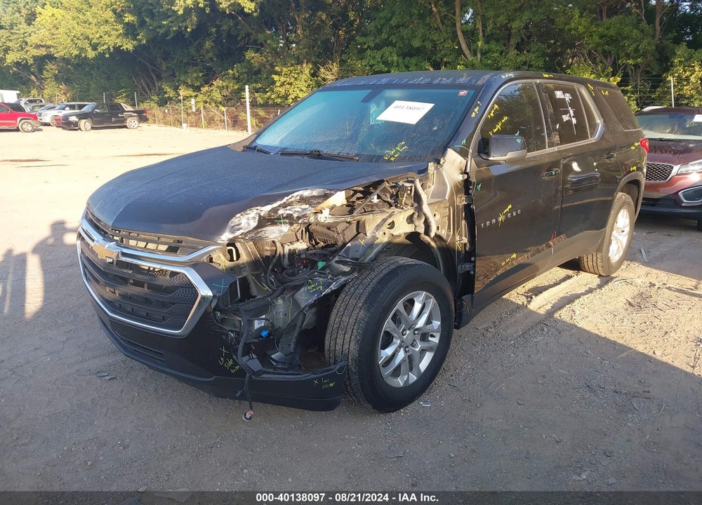 2021 CHEVROLET TRAVERSE LS VIN: 1GNEVFKW1MJ184934