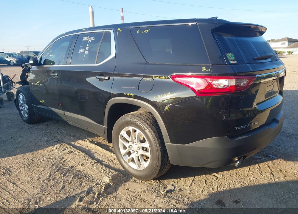 2021 CHEVROLET TRAVERSE LS VIN: 1GNEVFKW1MJ184934