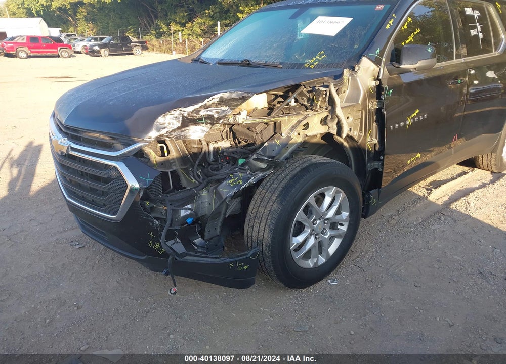 2021 CHEVROLET TRAVERSE LS VIN: 1GNEVFKW1MJ184934