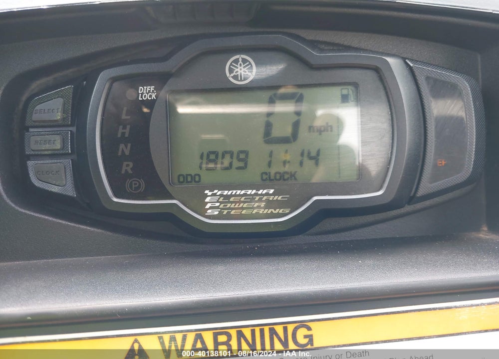 2016 YAMAHA YXE700 ES/SE VIN: 5Y4AME2Y6GA100964