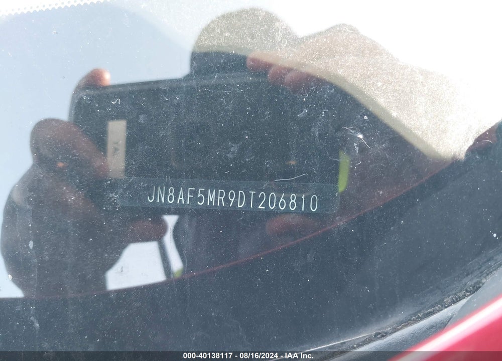 2013 NISSAN JUKE SL VIN: JN8AF5MR9DT206810