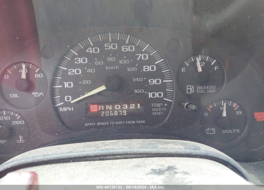 1998 CHEVROLET ASTRO VIN: 1GNDM19W8WB142958