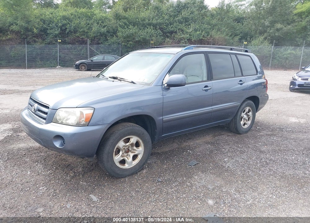 2005 TOYOTA HIGHLANDER VIN: JTEGD21A850117916