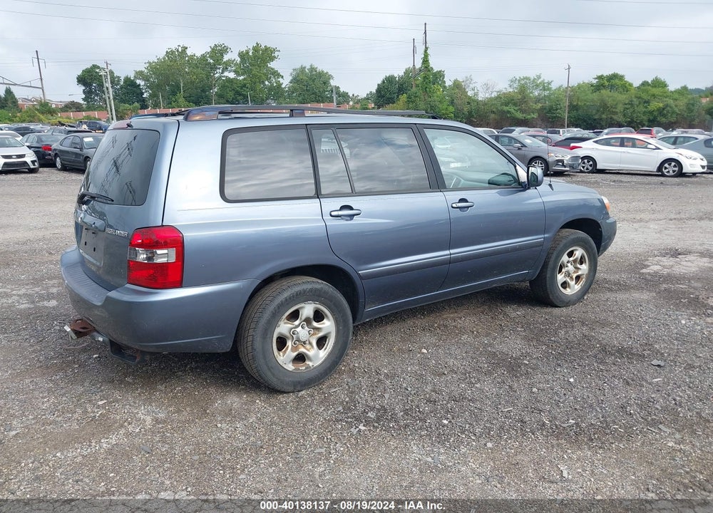 2005 TOYOTA HIGHLANDER VIN: JTEGD21A850117916