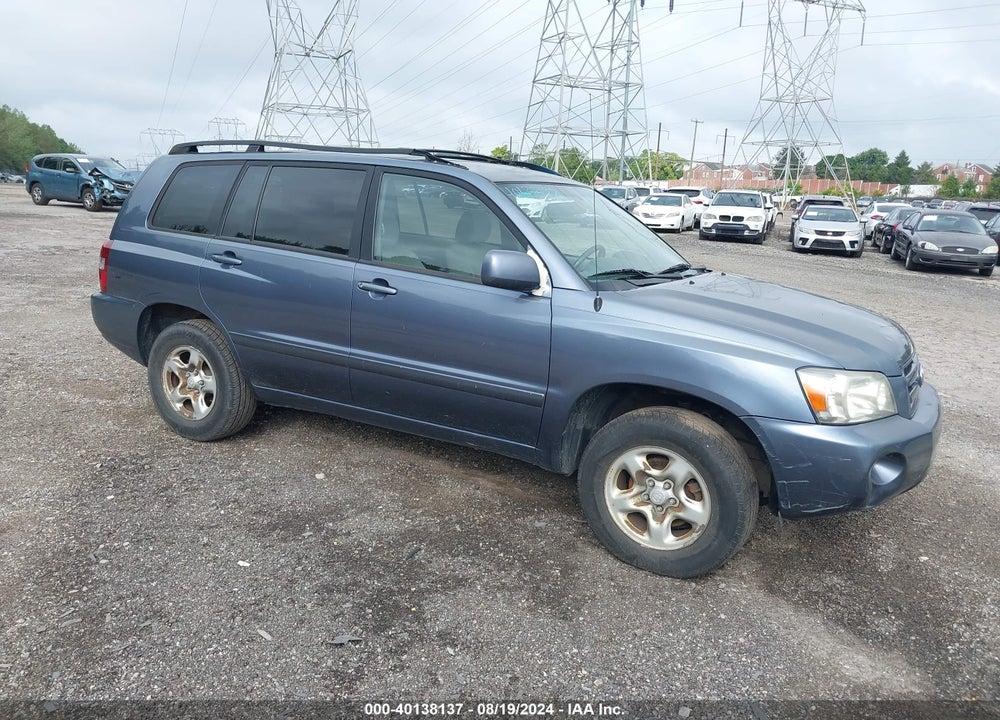 2005 TOYOTA HIGHLANDER VIN: JTEGD21A850117916