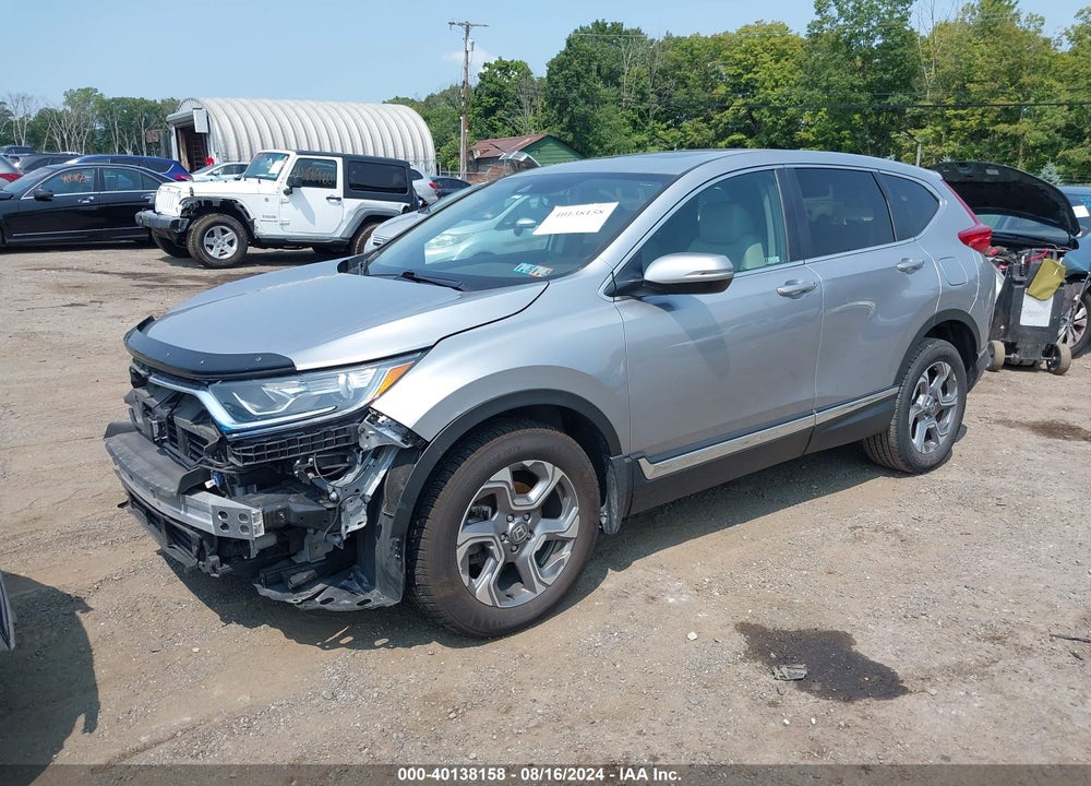 2019 HONDA CR-V EX-L VIN: 2HKRW2H89KH625210