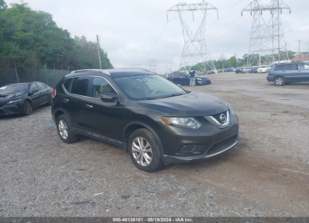2014 NISSAN ROGUE SV VIN: 5N1AT2MV2EC872730