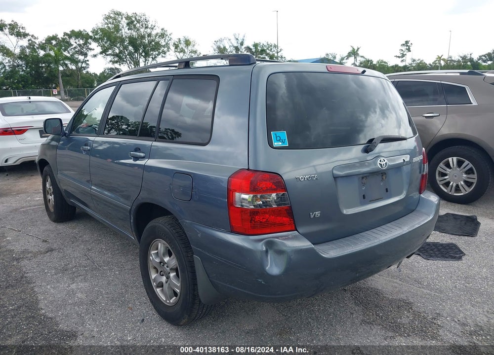 2006 TOYOTA HIGHLANDER V6 VIN: JTEDP21A260105093
