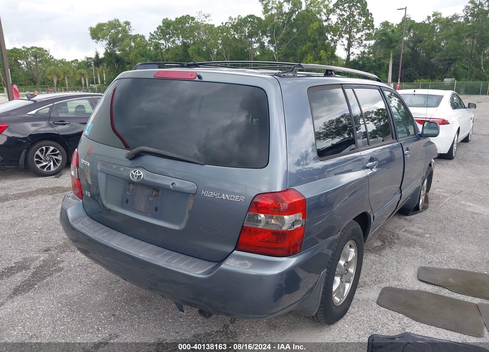 2006 TOYOTA HIGHLANDER V6 VIN: JTEDP21A260105093