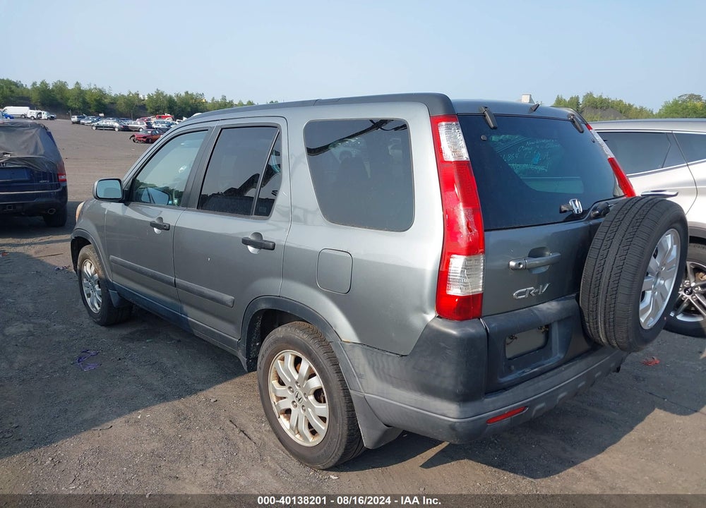 2006 HONDA CR-V EX VIN: SHSRD78816U407729