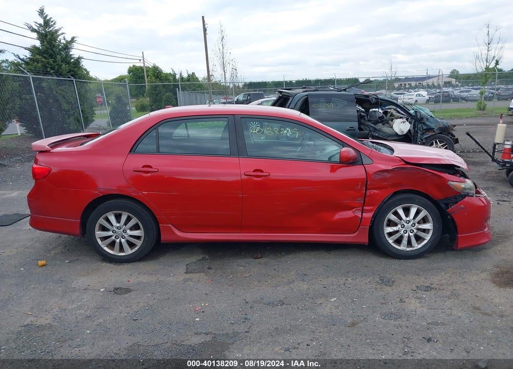 2010 TOYOTA COROLLA S VIN: 2T1BU4EE0AC315221