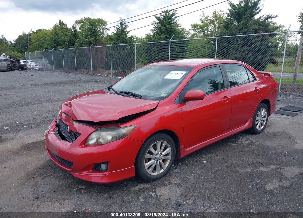 2010 TOYOTA COROLLA S VIN: 2T1BU4EE0AC315221