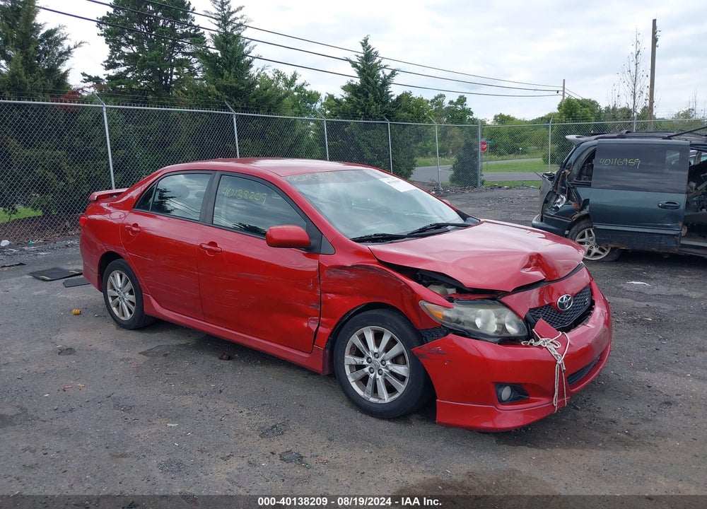 2010 TOYOTA COROLLA S VIN: 2T1BU4EE0AC315221